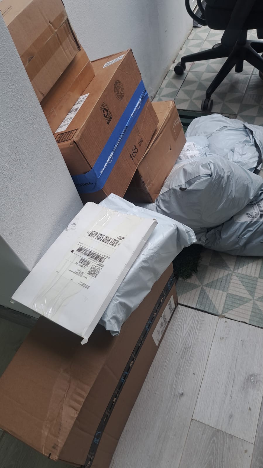 Paquetes preparados para envío
